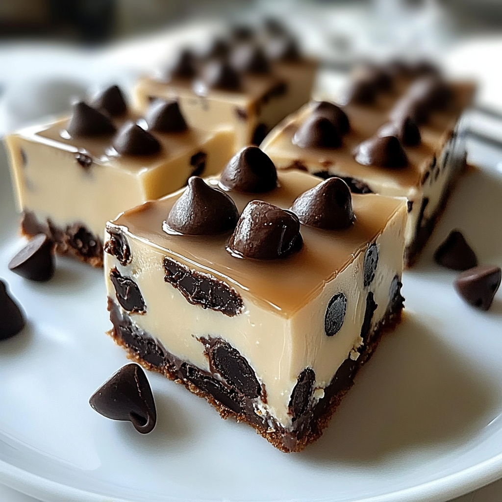Chocolate Chip Cheesecake Bars