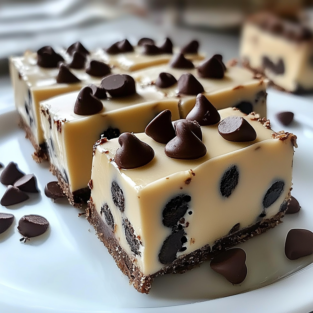 Chocolate Chip Cheesecake Bars