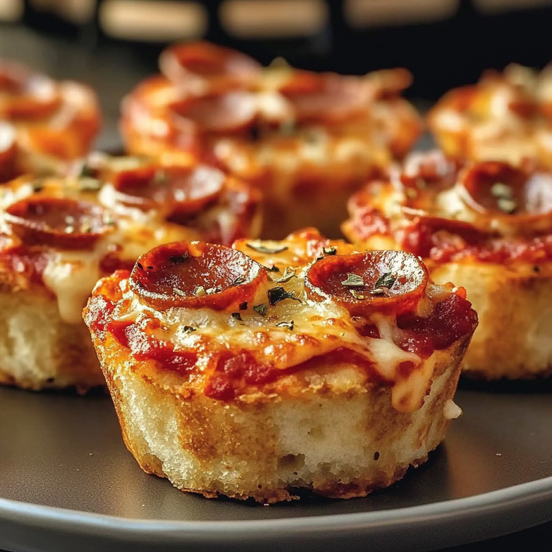 Deep Dish Pizza Cupcakes