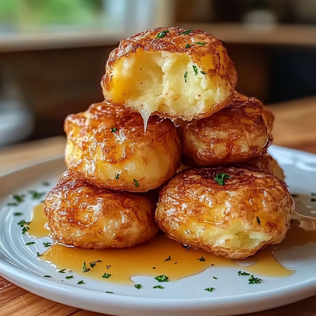 Mashed Potato Cheese Puffs