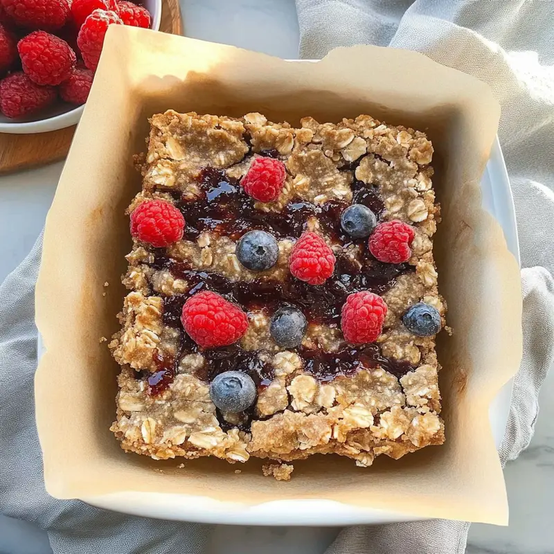 Healthy Oatmeal Bars Breakfast (Vegan & GF)