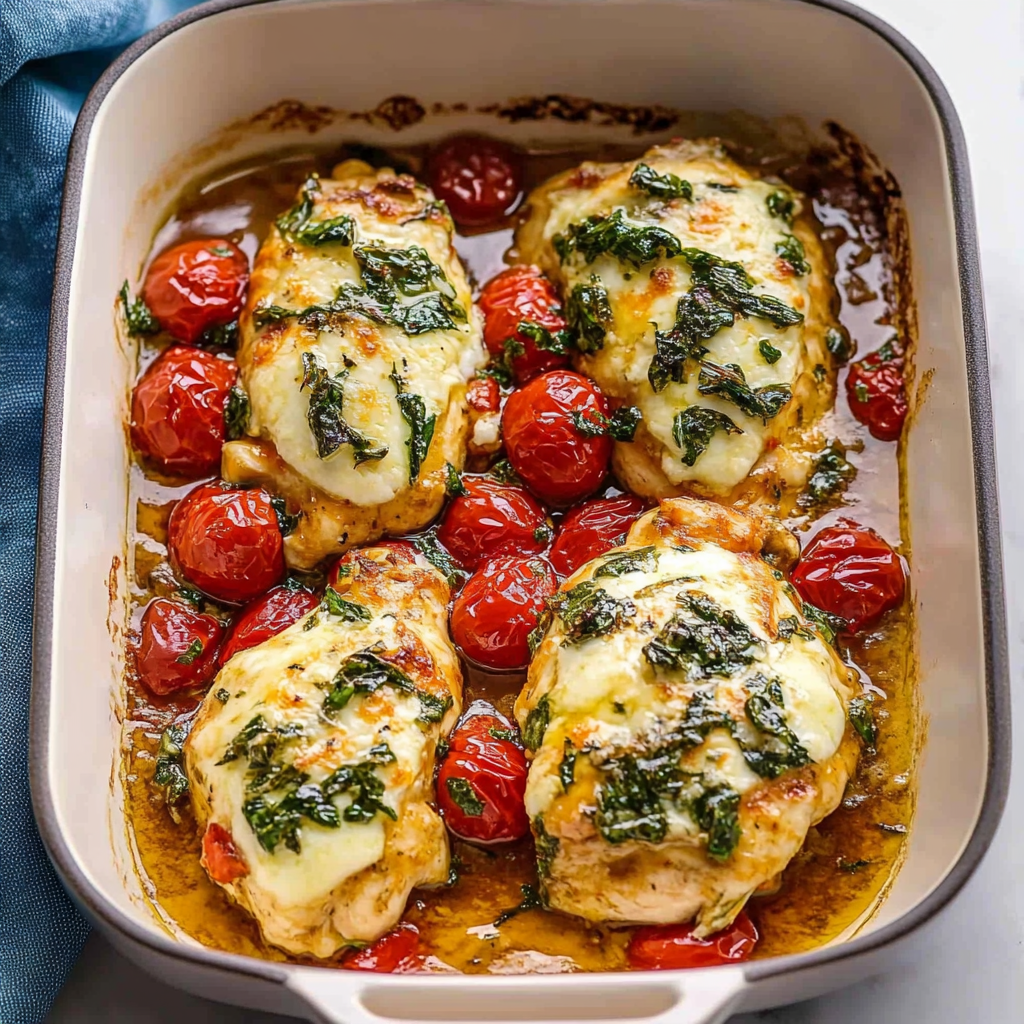 Baked Chicken Caprese