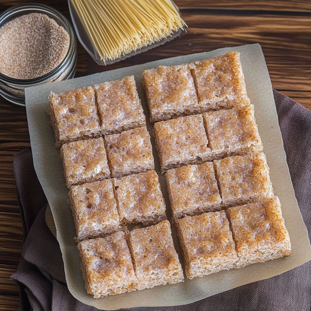 Sweet Churro Rice Krispie Treats