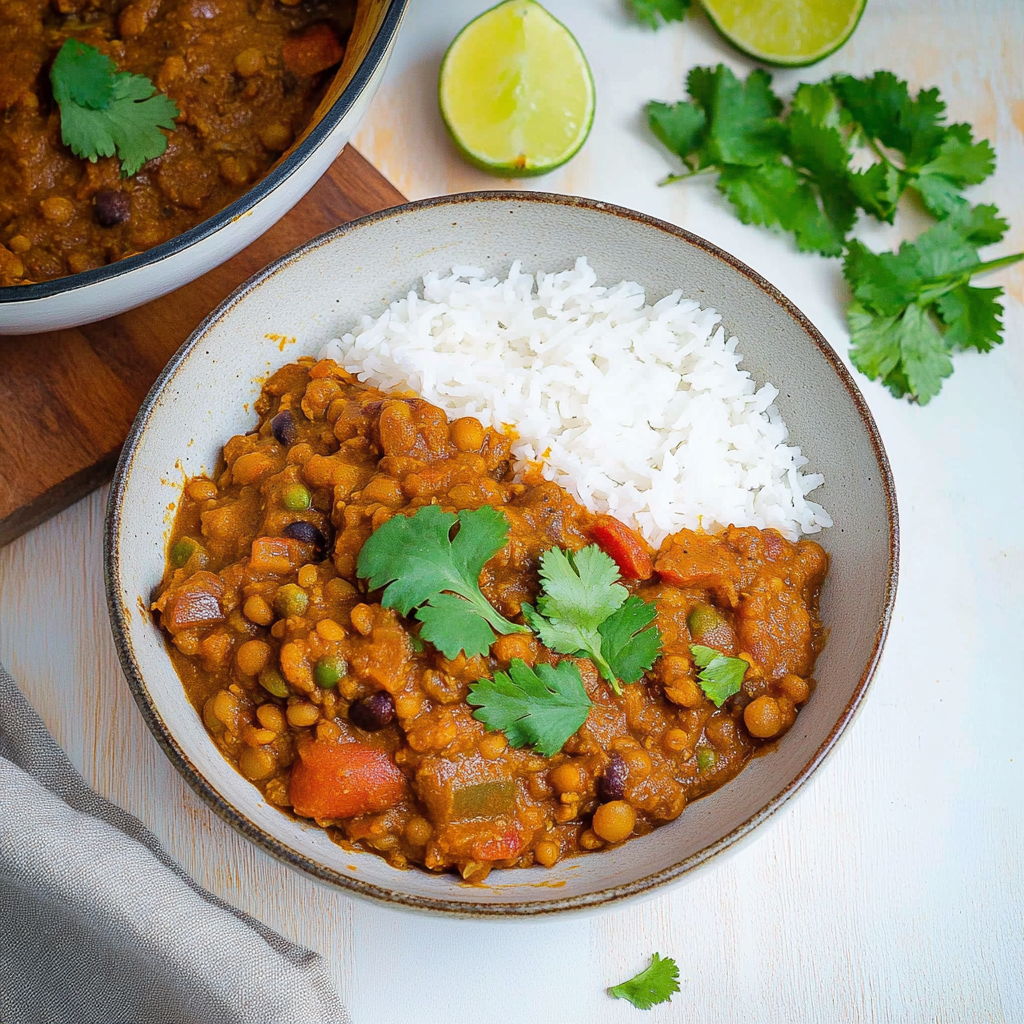 Lentil Eggplant Curry