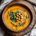 Spiced Carrot & Chickpea Soup