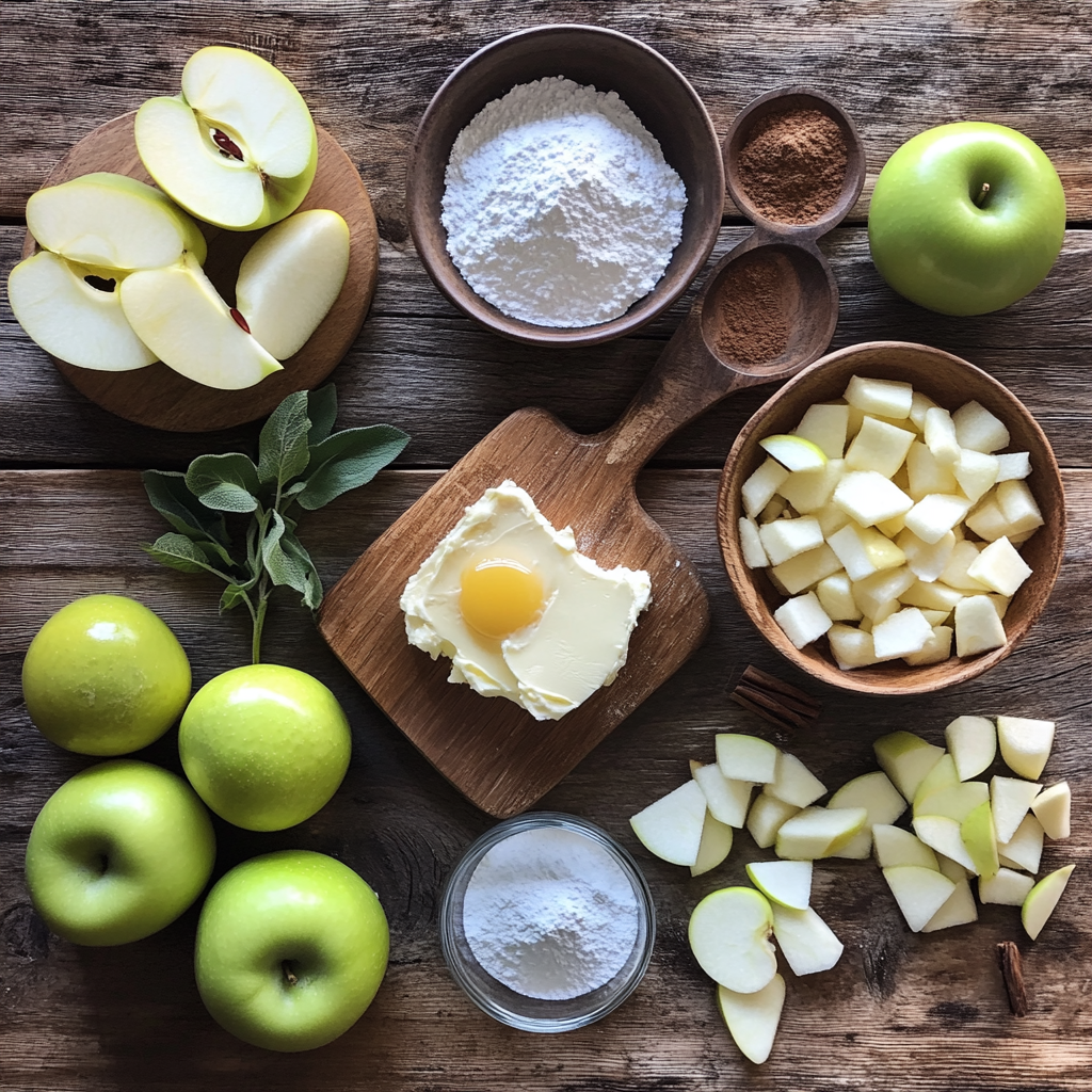 Apple Pie Cheesecake Bites ingredients