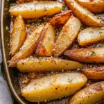 Baked Garlic Parmesan Potato Wedges