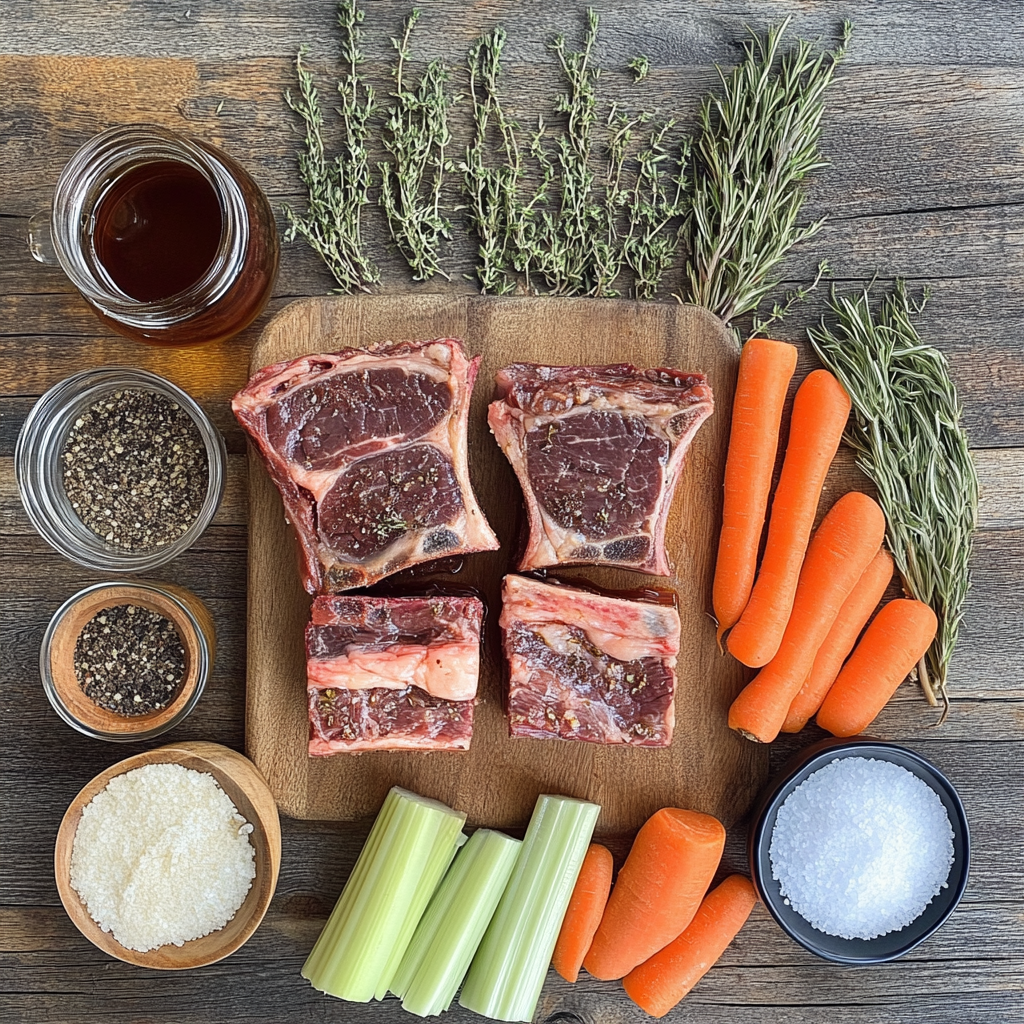 Braised Short Ribs ingredients