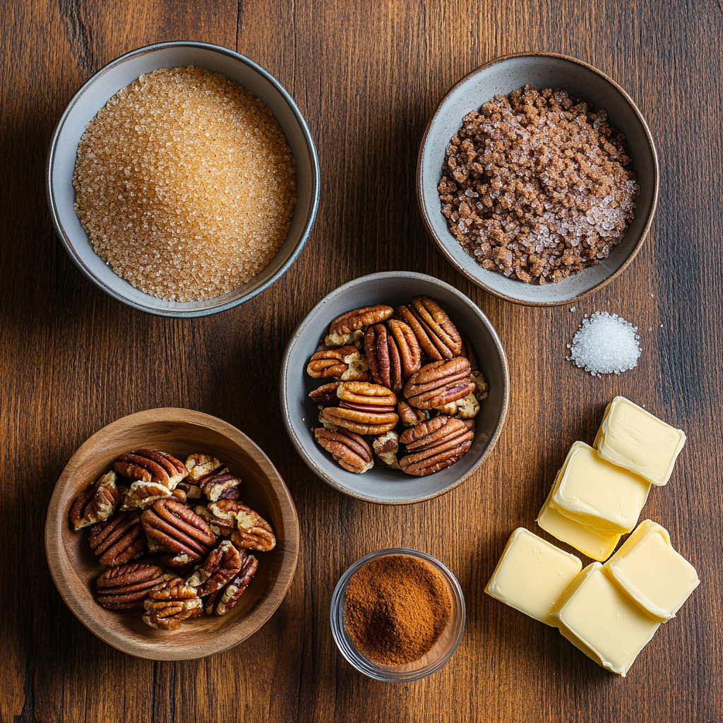 Candied Pecans ingredients