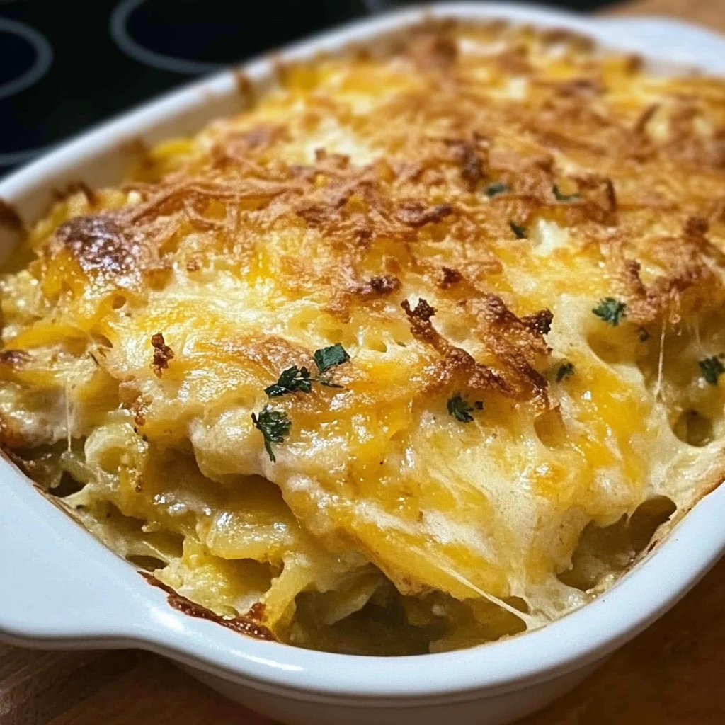 Cheesy Spaghetti Squash Au Gratin