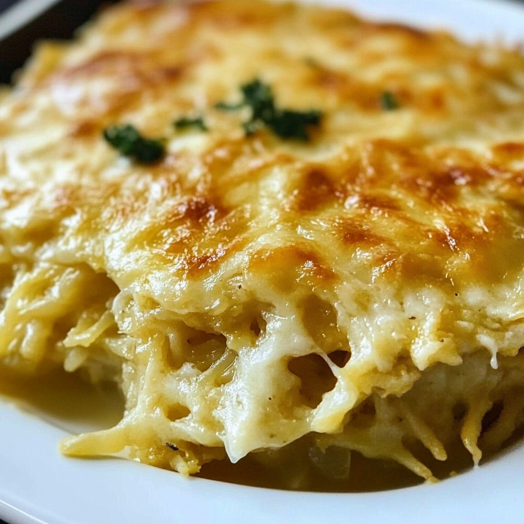 Cheesy Spaghetti Squash Au Gratin
