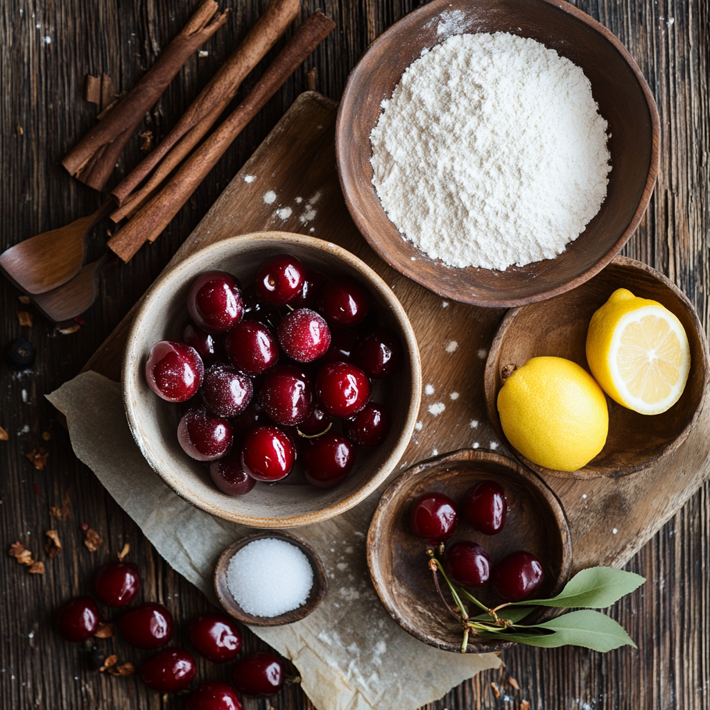 Cherry Pie ingredients