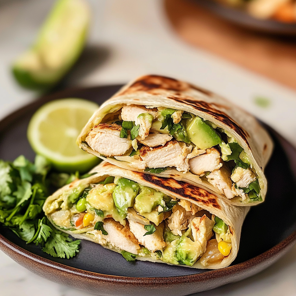 Chicken Avocado Wraps