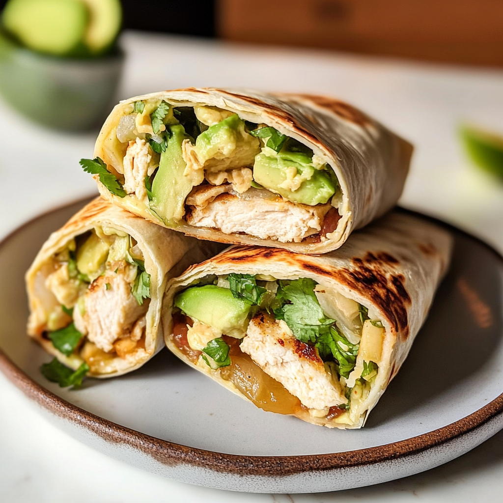 Chicken Avocado Wraps