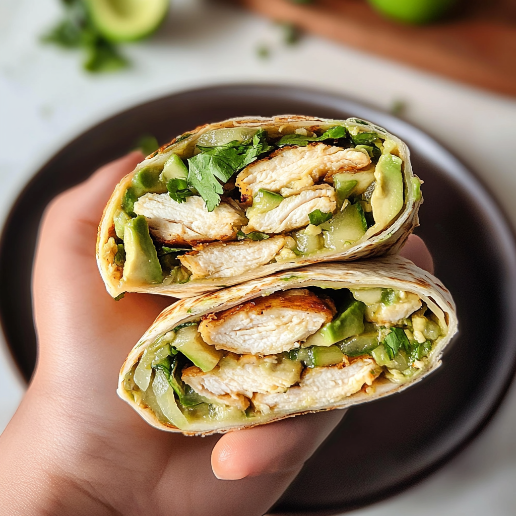 Chicken Avocado Wraps