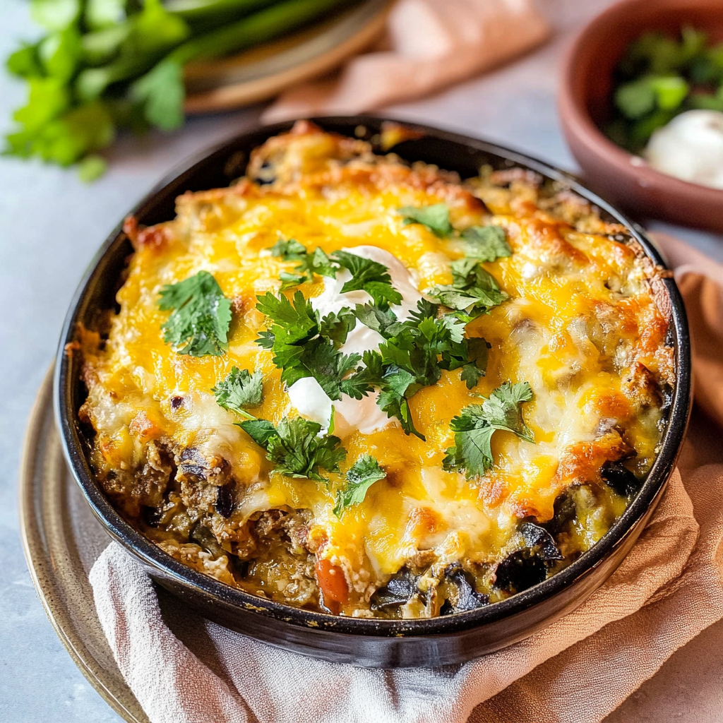 Chile Relleno Breakfast Casserole