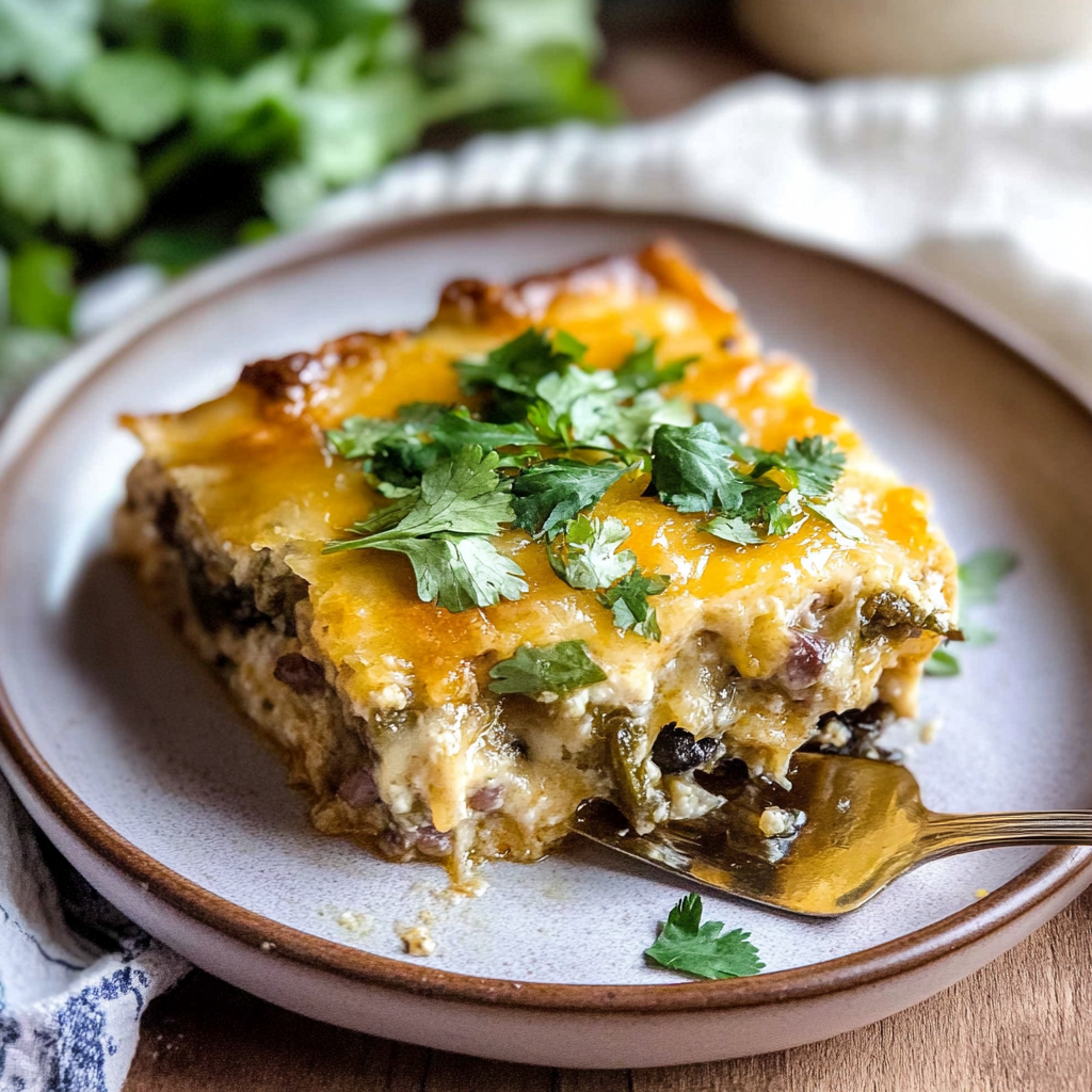 Chile Relleno Breakfast Casserole