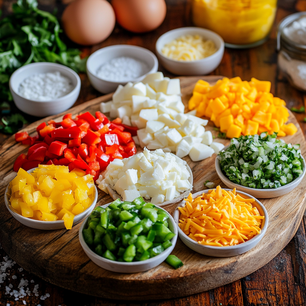 Chile Relleno Breakfast Casserole ingredients