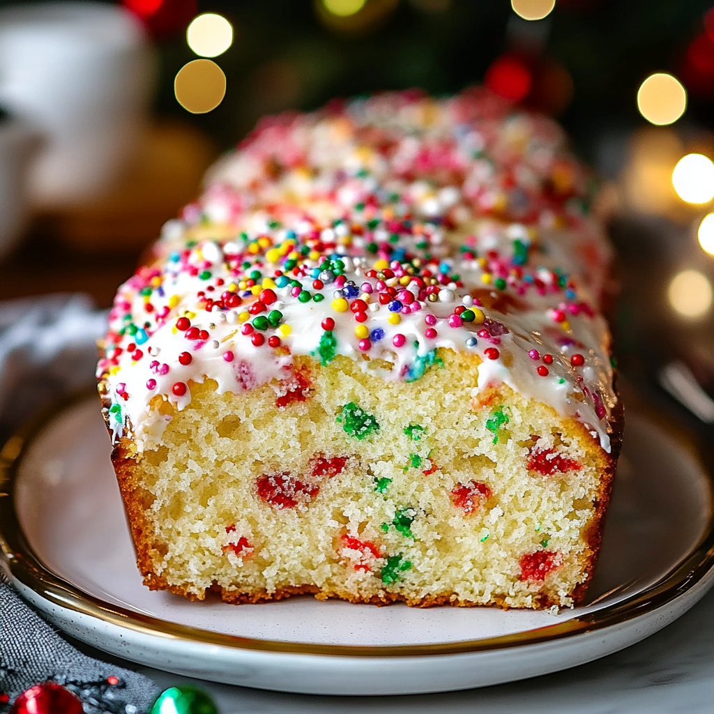 Christmas Sprinkle Buttermilk Bread