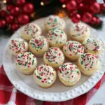 Christmas Sprinkle Cookie Cups