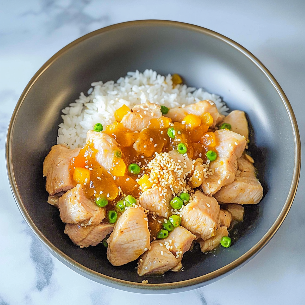 Crispy Garlic Chicken Fried Rice