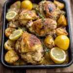 Crockpot Lemon Garlic Chicken