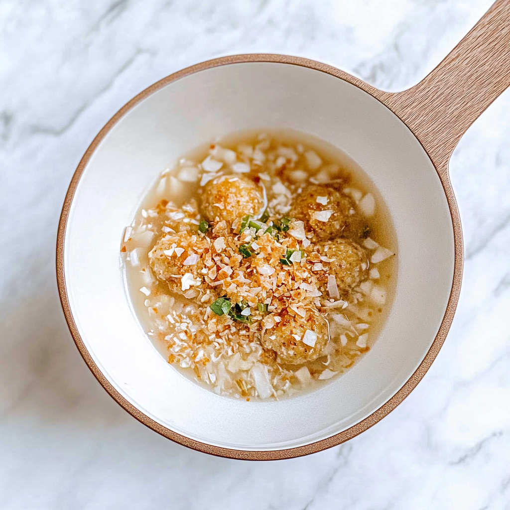 Crockpot Vegetable Soup With Chicken Meatballs