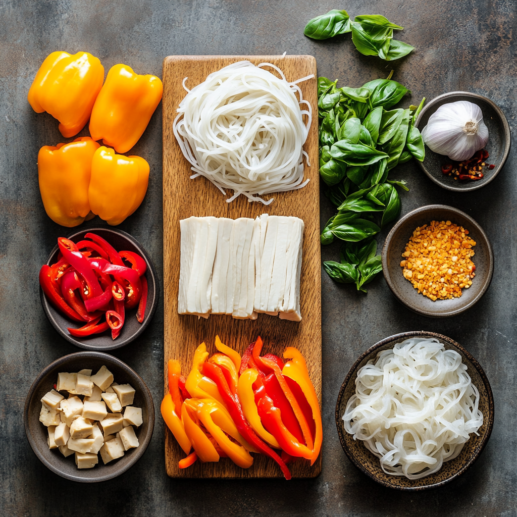 Drunken Noodles ingredients