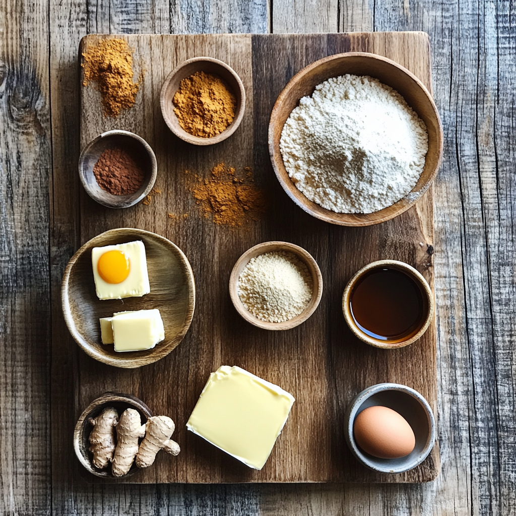 Ginger Cookies ingredients