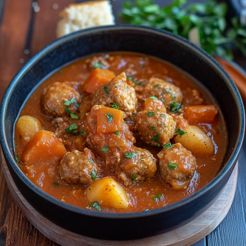 Hearty Meatball Stew