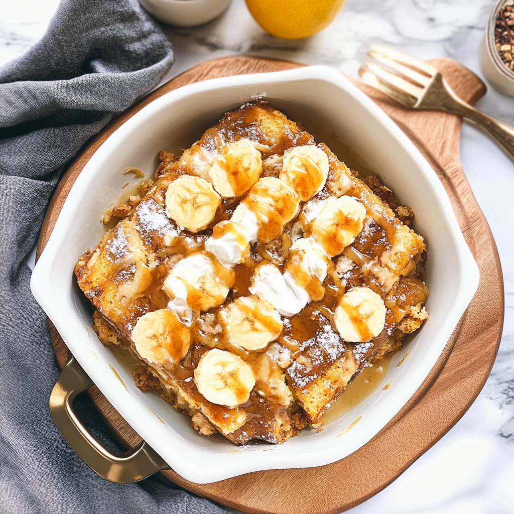 Banana Bread Pudding