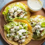 Chicken Caesar Smashed Tacos