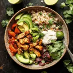 Chicken Fajita Burrito Bowl
