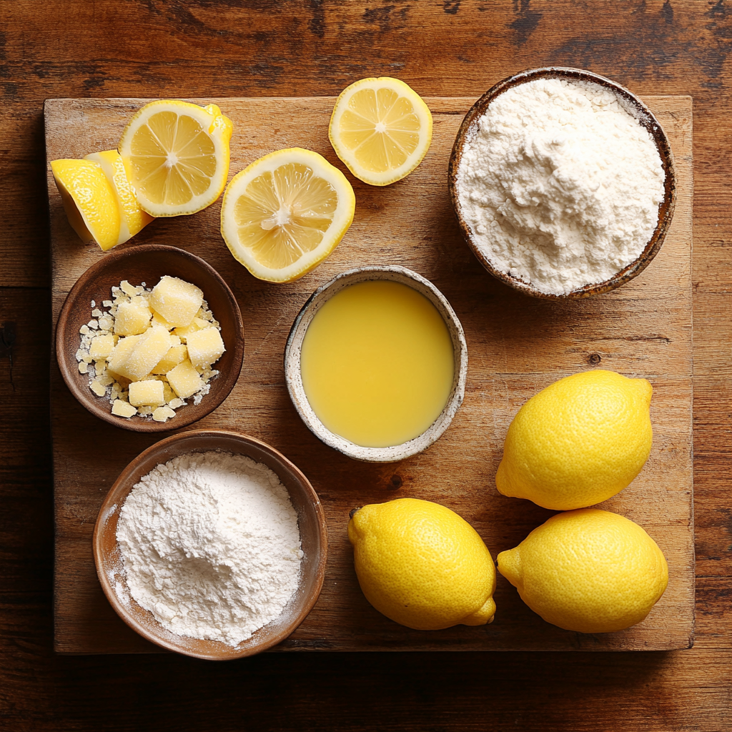 Italian Lemon Glazed Cookies ingredients