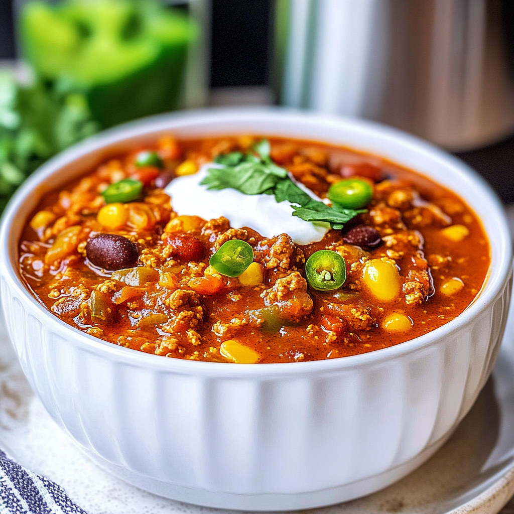 Leftover Turkey Chili