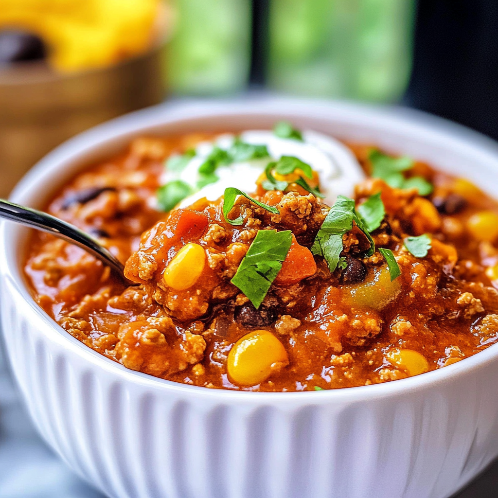 Leftover Turkey Chili