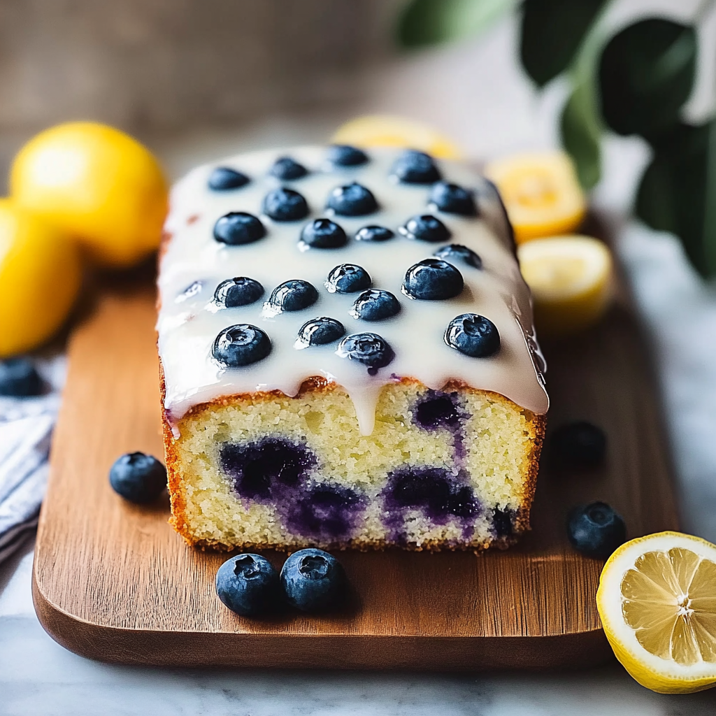 Lemon Blueberry Yogurt Bread