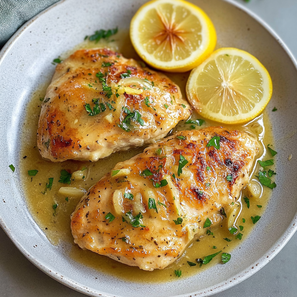 Lemon Butter Baked Chicken