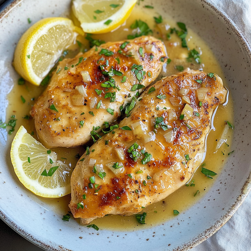 Lemon Butter Baked Chicken