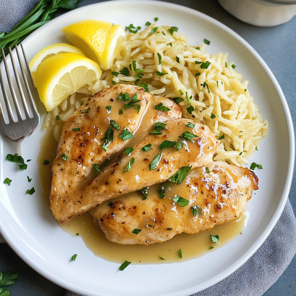 Lemon Butter Baked Chicken