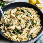 Lemon Chicken Orzo Pasta