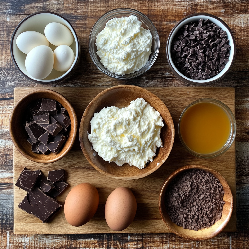 Mint Chocolate Poke Cake ingredients