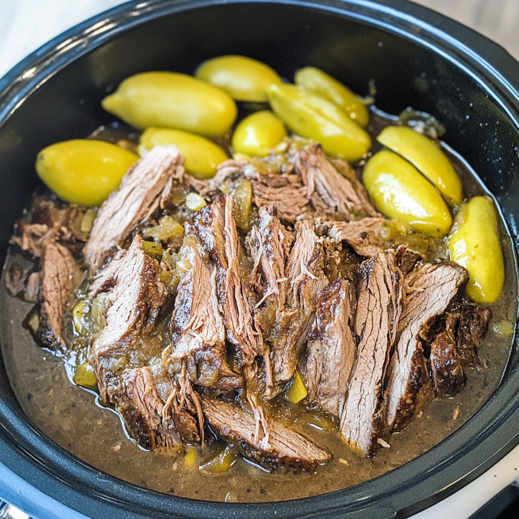 Mississippi Pot Roast with Beef Gravy