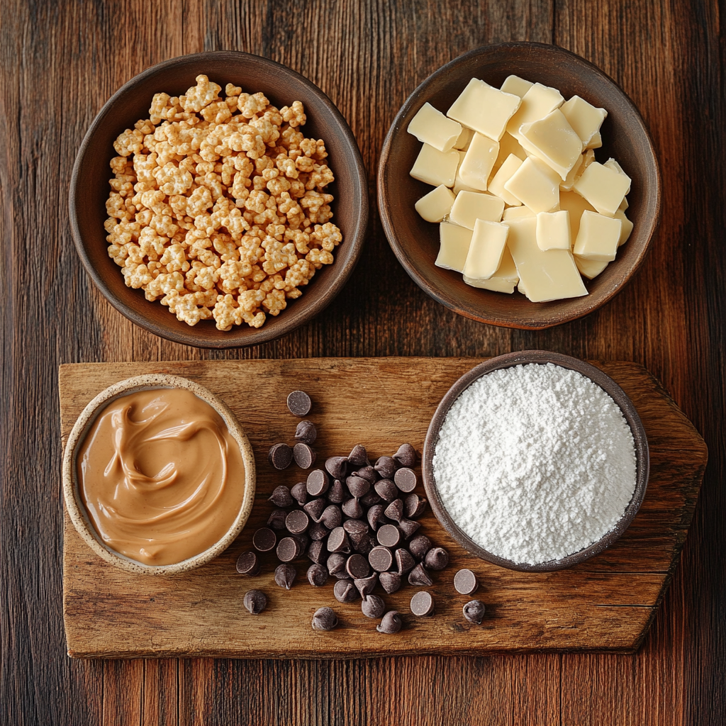 Muddy Buddy Rice Krispies ingredients