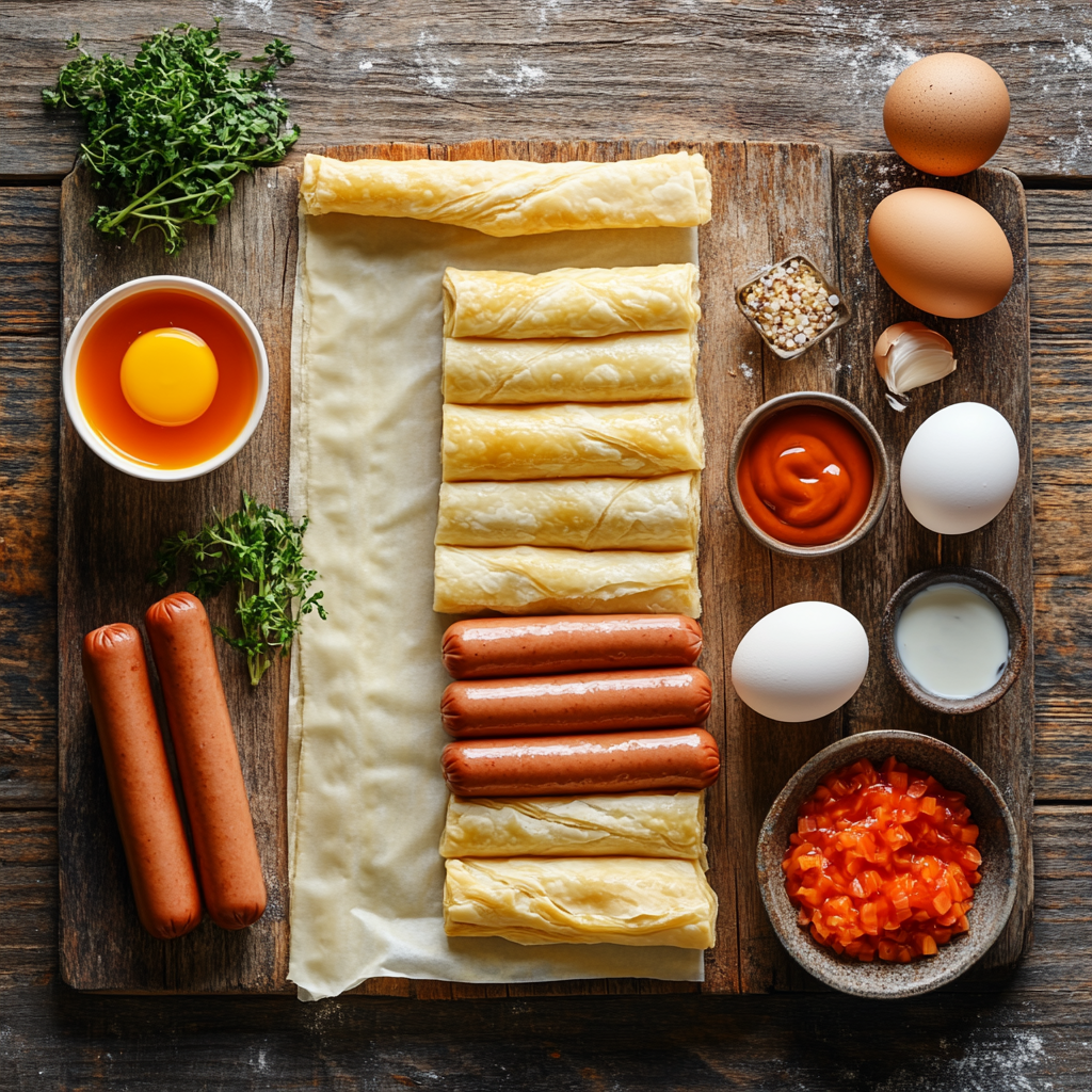 Mummy Hot Dogs ingredients