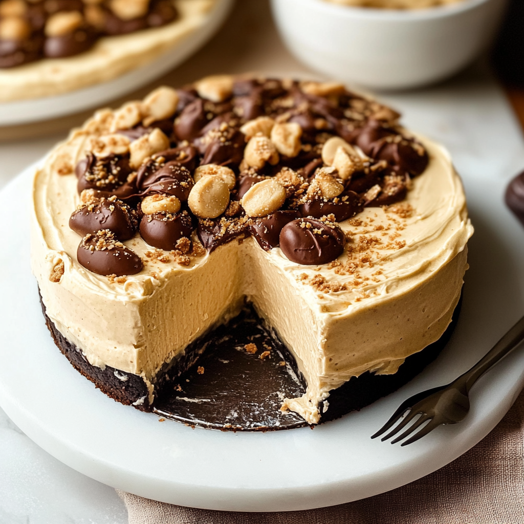 No-Bake Creamy Peanut Butter Pie