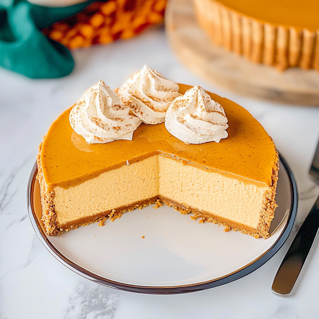 No-Bake Pumpkin Cheesecake
