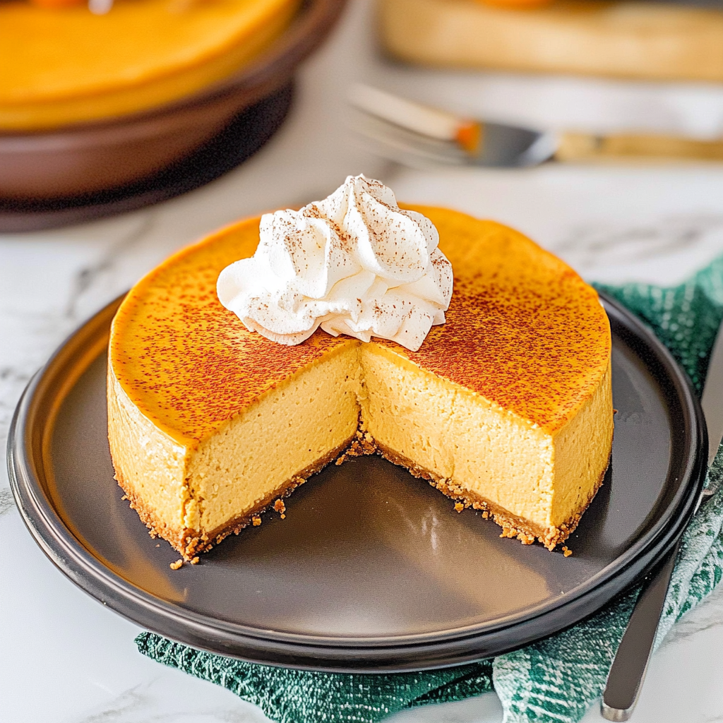 No-Bake Pumpkin Cheesecake