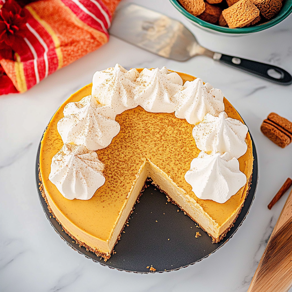 No-Bake Pumpkin Cheesecake