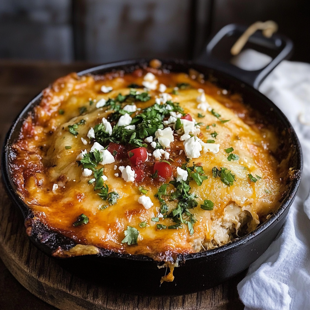 One-Pot Cheesy Turkey Tamale Pie